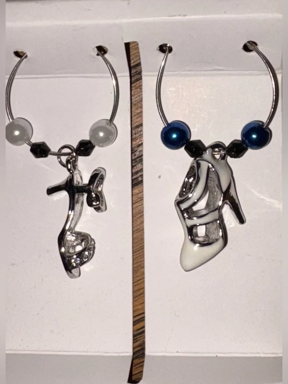 High Heel Wine Glass Charms - Set of 6
